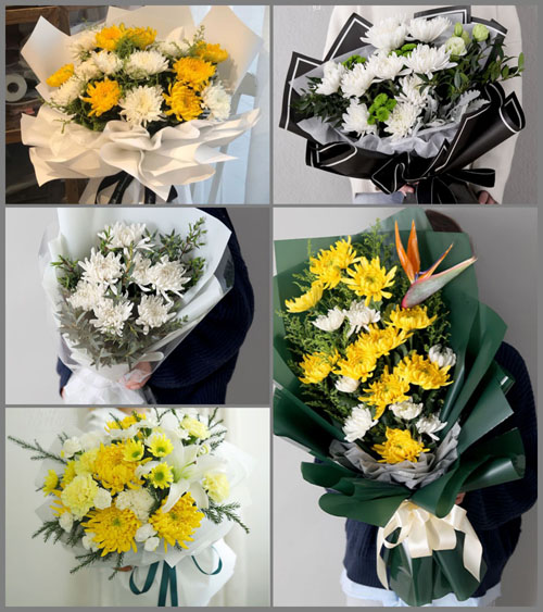 湖南湘潭湘乡市泉塘镇湖山村白事花束代送